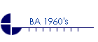 BA 1960's